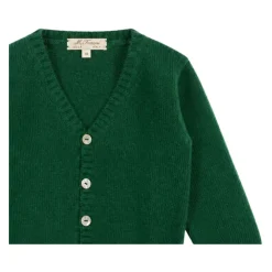 Cardigan boutonné en maille fine