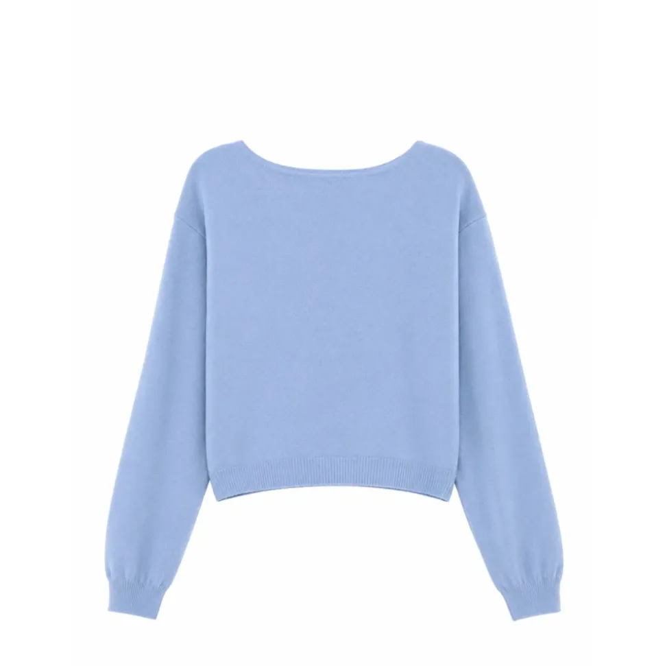 Cardigan à col en V