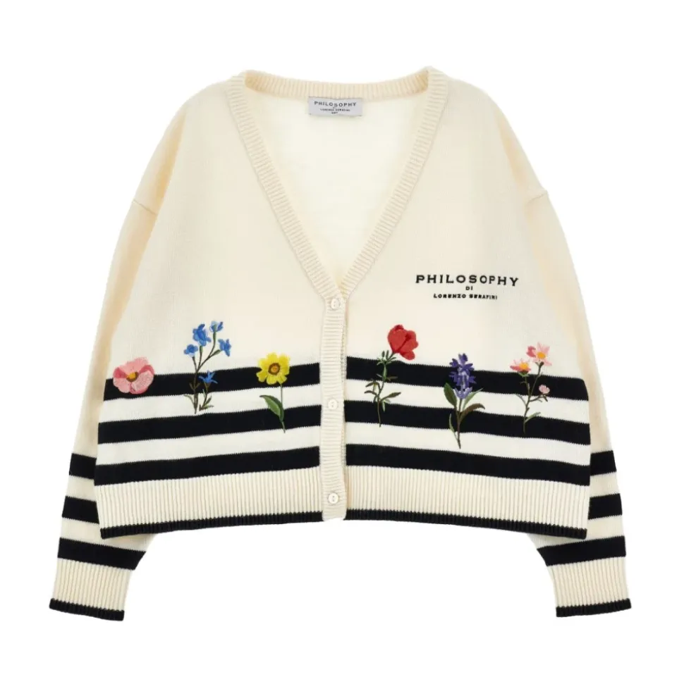 Cardigan à col en V