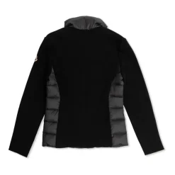 Cardigan à Col Roulé avec Devant Matelassé