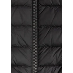 Cardigan à Col Roulé avec Devant Matelassé