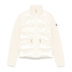 Cardigan Zippé en Laine Rembourrée