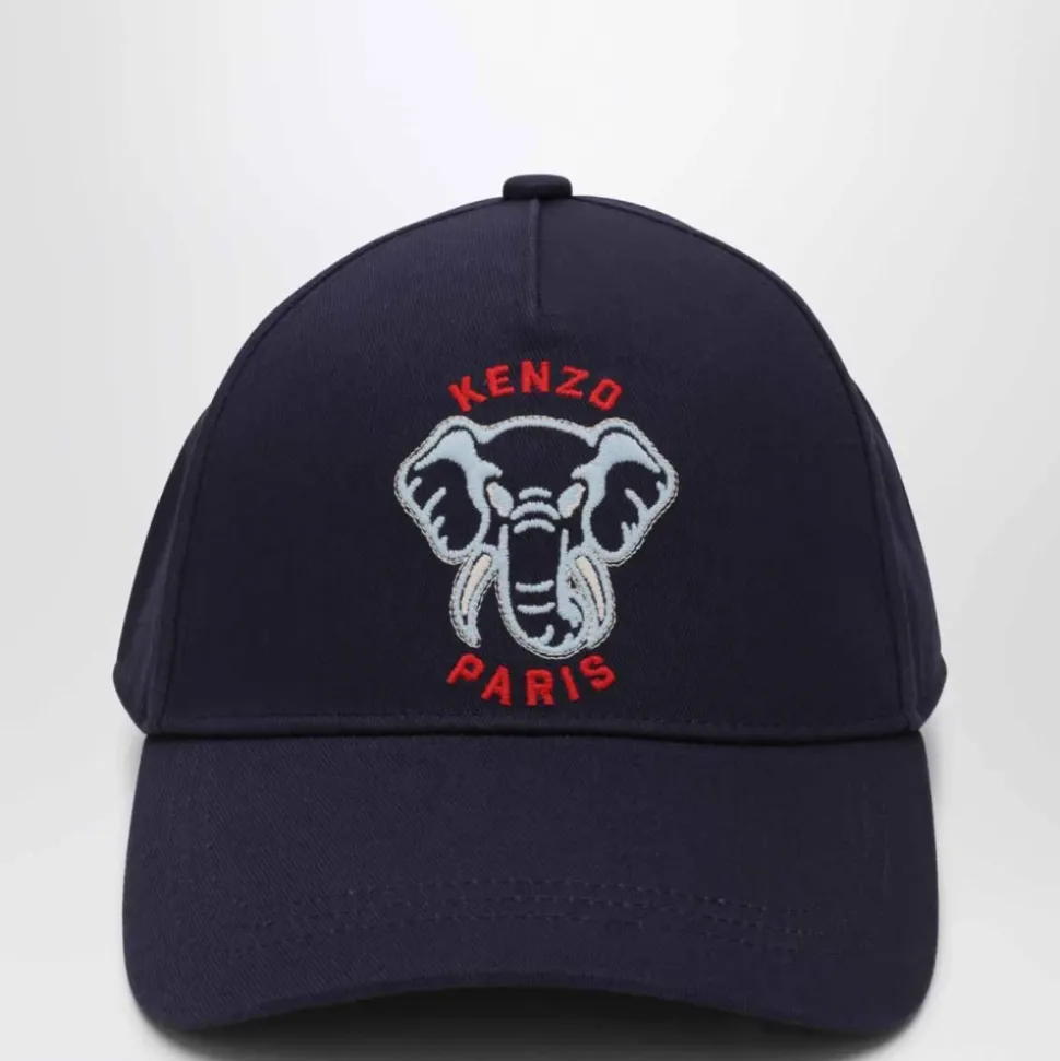 Casquette en coton brodée