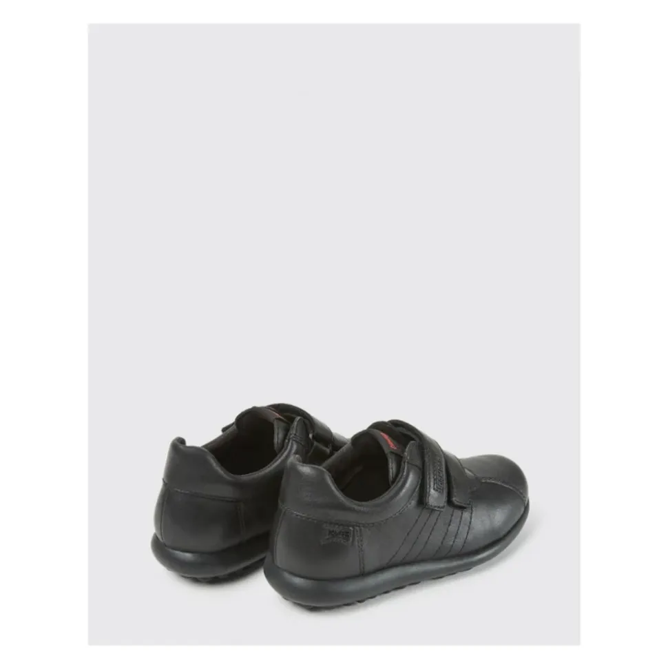 Chaussures Confortables en Cuir avec Fermeture Auto-agrippante