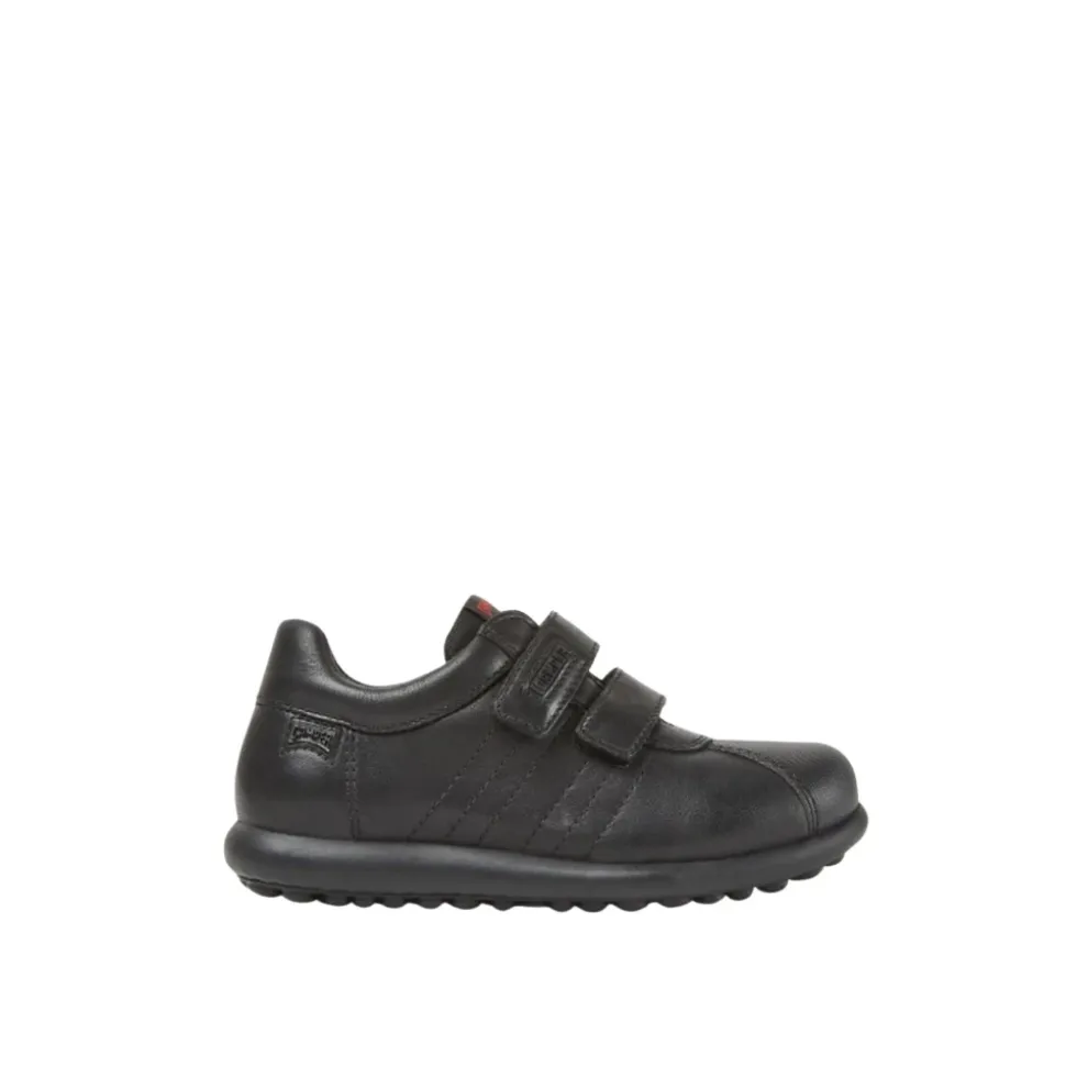 Chaussures Confortables en Cuir avec Fermeture Auto-agrippante