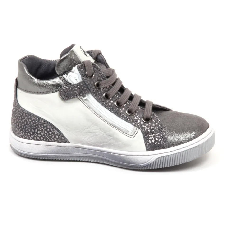Chaussures Glit Acciaio-Bianco pour Enfants