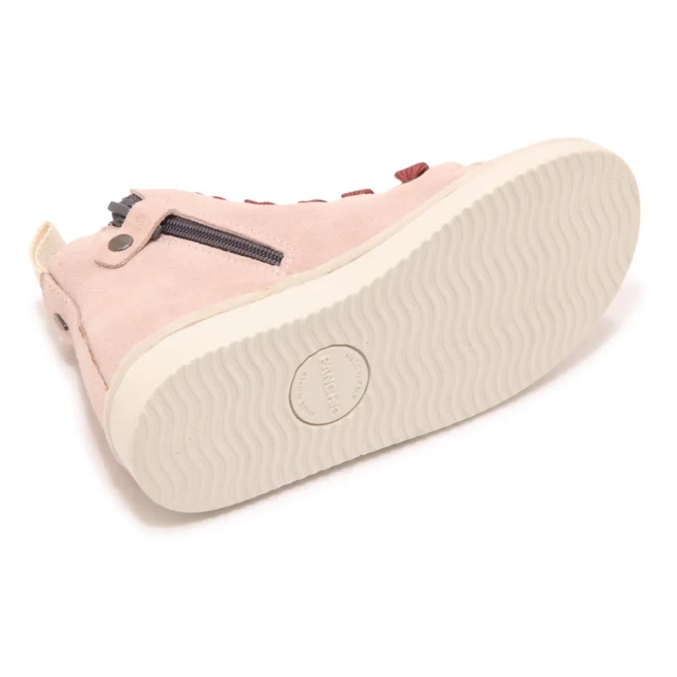 Chaussures à Intérieur Eco-Fourrure Rose Poudré