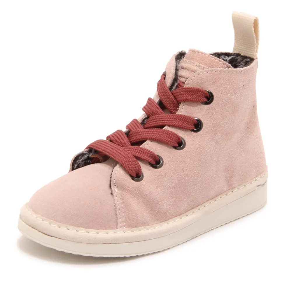 Chaussures à Intérieur Eco-Fourrure Rose Poudré