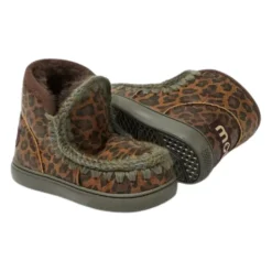 Chaussures Plates Tachetées Style Eskimo