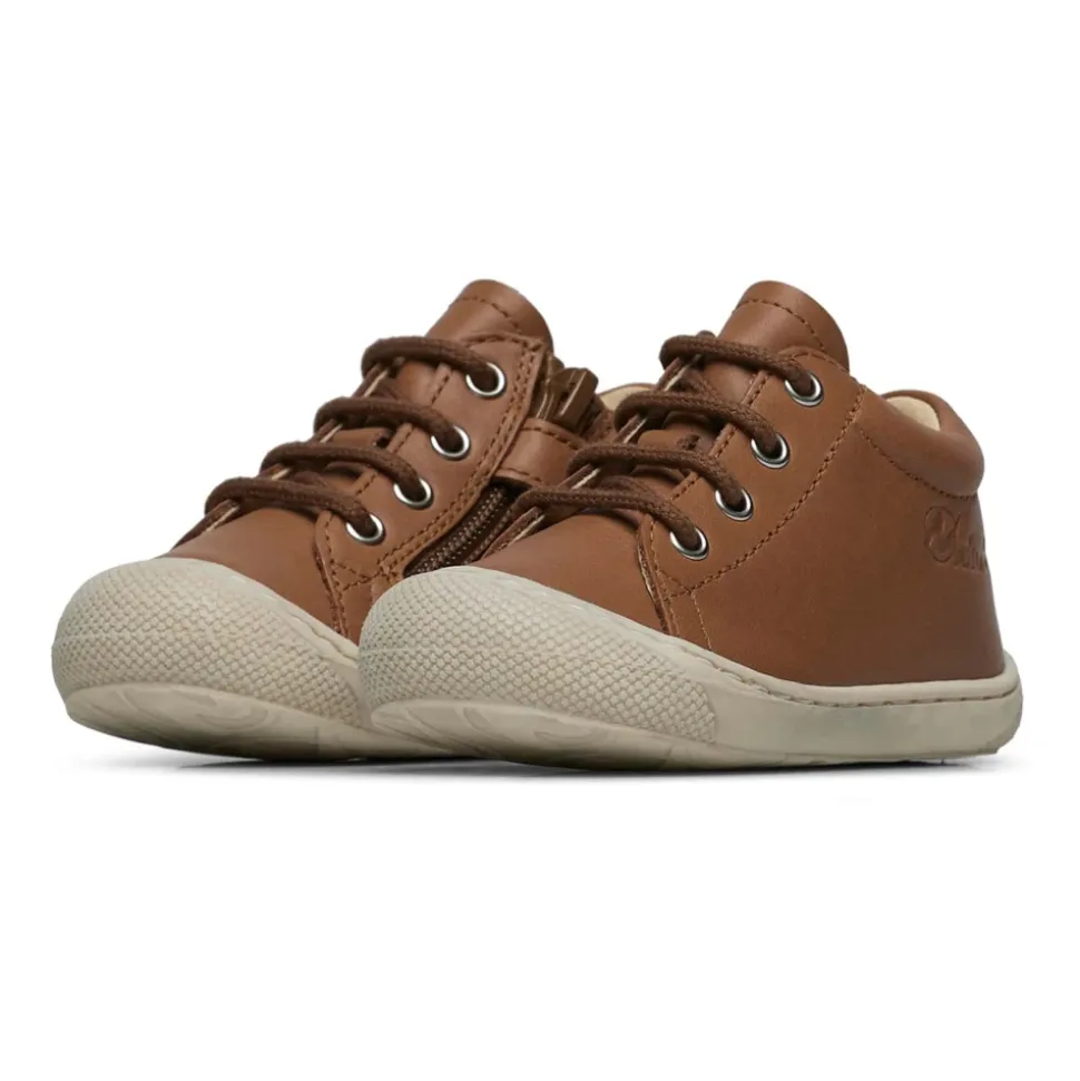 Chaussures premiers pas en cuir avec fermeture éclair COCOON ZIP