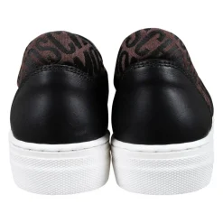 Chaussures Slip On Marron avec Détails Élastiques