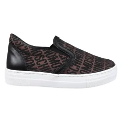 Chaussures Slip On Marron avec Détails Élastiques
