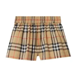 Check Cotton Shorts