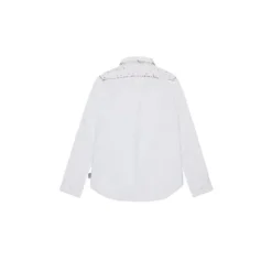 Chemise avec strass et perles