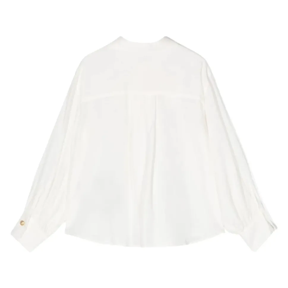 Chemise Blanche en Mousseline avec