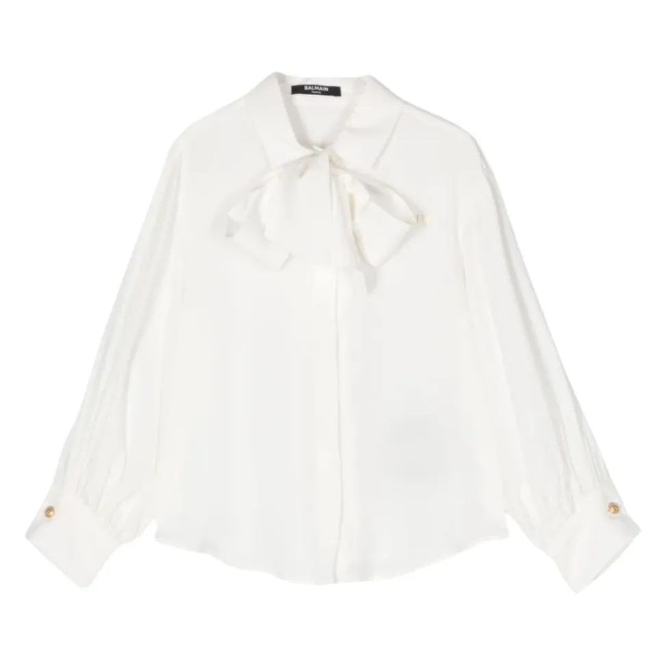 Chemise Blanche en Mousseline avec