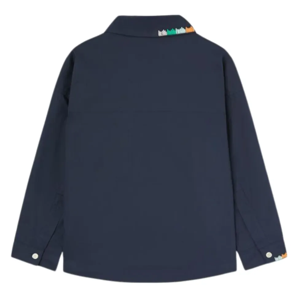 Chemise boutonnée brodée