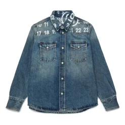 Chemise Boutonnée à Imprimé Graphique