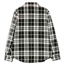 Chemise à Carreaux en Coton avec Poche en Nylon