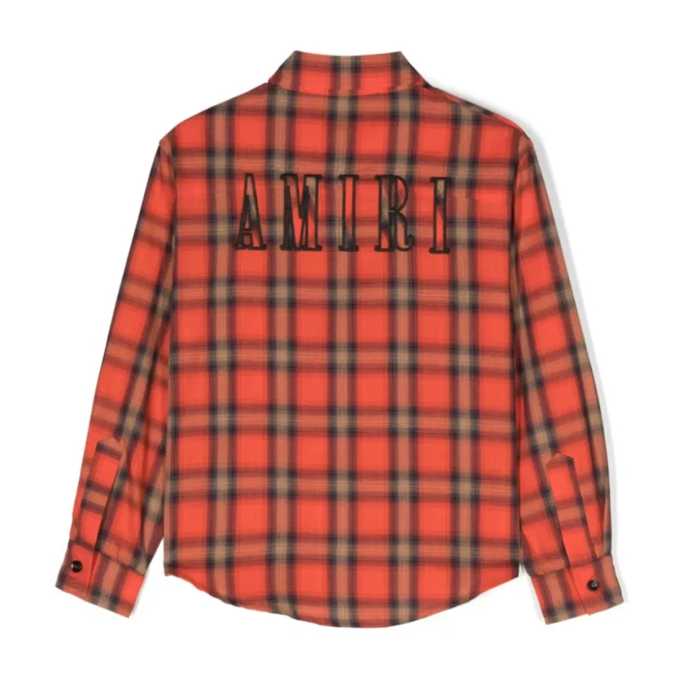 Chemise à carreaux rouge