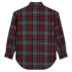Chemise à Carreaux Tartan à Manches Longues