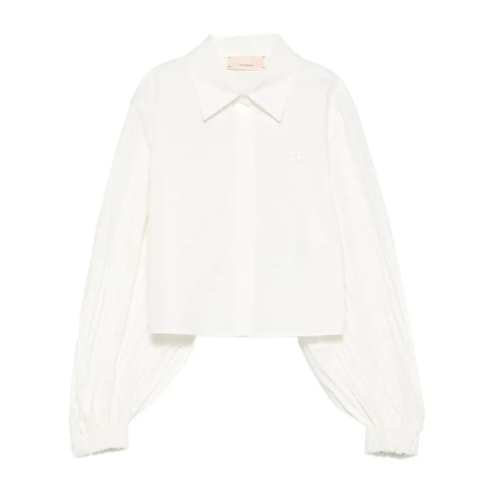 Chemise courte plissée