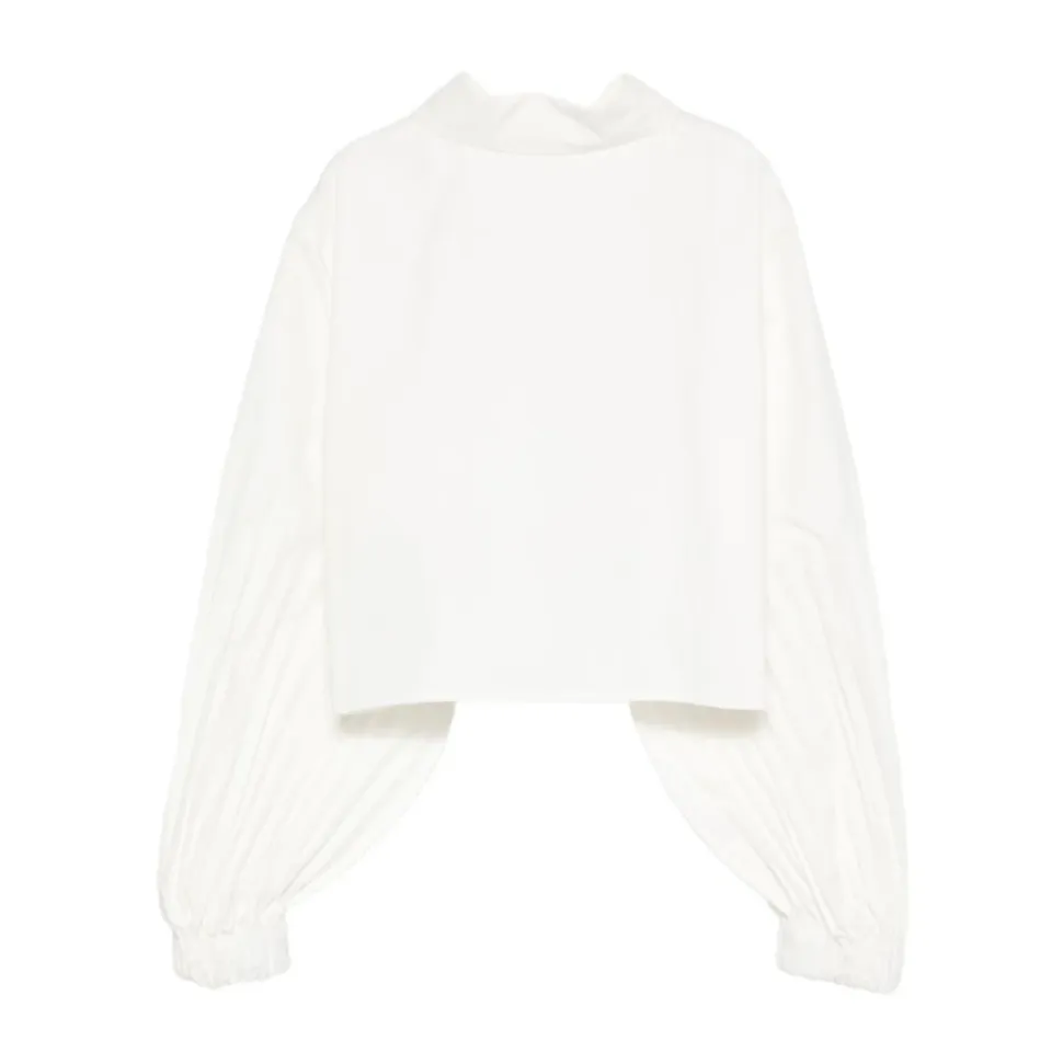 Chemise courte plissée