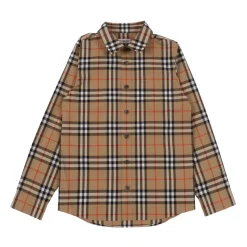 Chemise en coton à carreaux