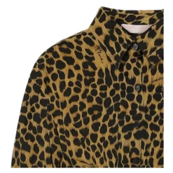 Chemise en Coton Imprimé Léopard