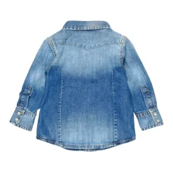 Chemise en jean à manches longues