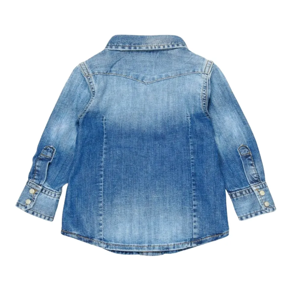 Chemise en jean à manches longues