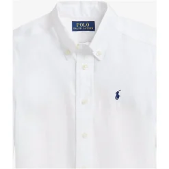 Chemise en Lin Blanche pour Garçons