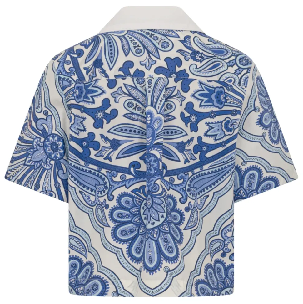 Chemise Popeline Manches Courtes