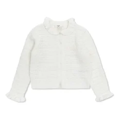 Cotton Frilled Cardigan