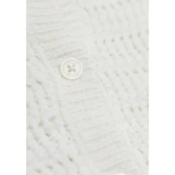 Cotton Frilled Cardigan