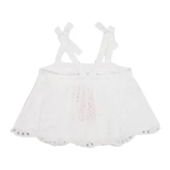 Débardeur en Dentelle Blanche