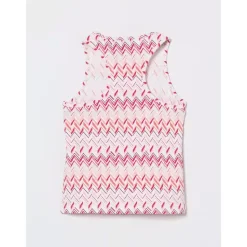 Débardeur à imprimé Chevron