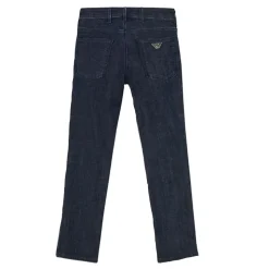 Denim Logo Jeans 5-Poches Fermeture Éclair