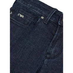 Denim Logo Jeans 5-Poches Fermeture Éclair