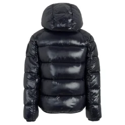 Doudoune Bleue Matelassée avec Capuche