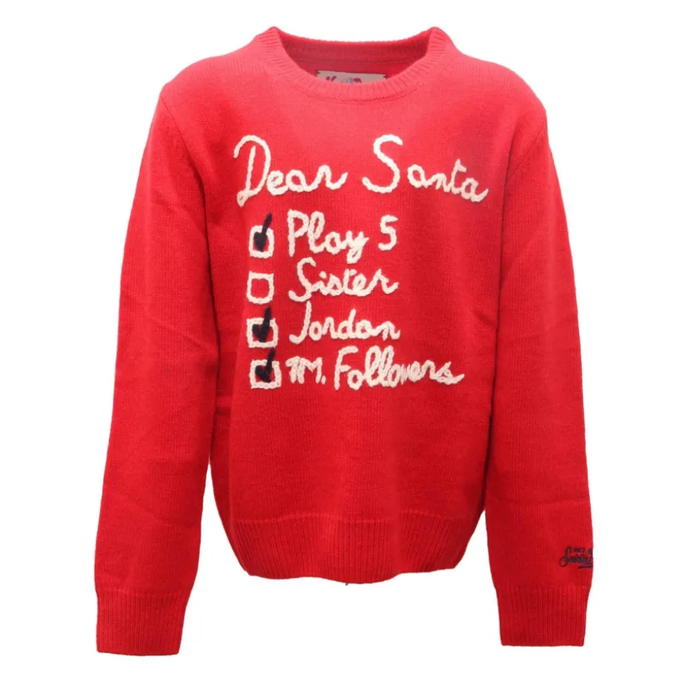 Douglas Emb List Sweater