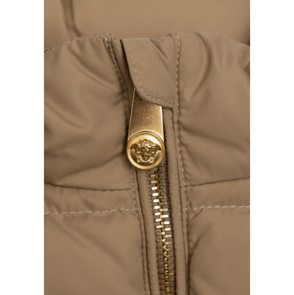 Down Gilet with Turtleneck