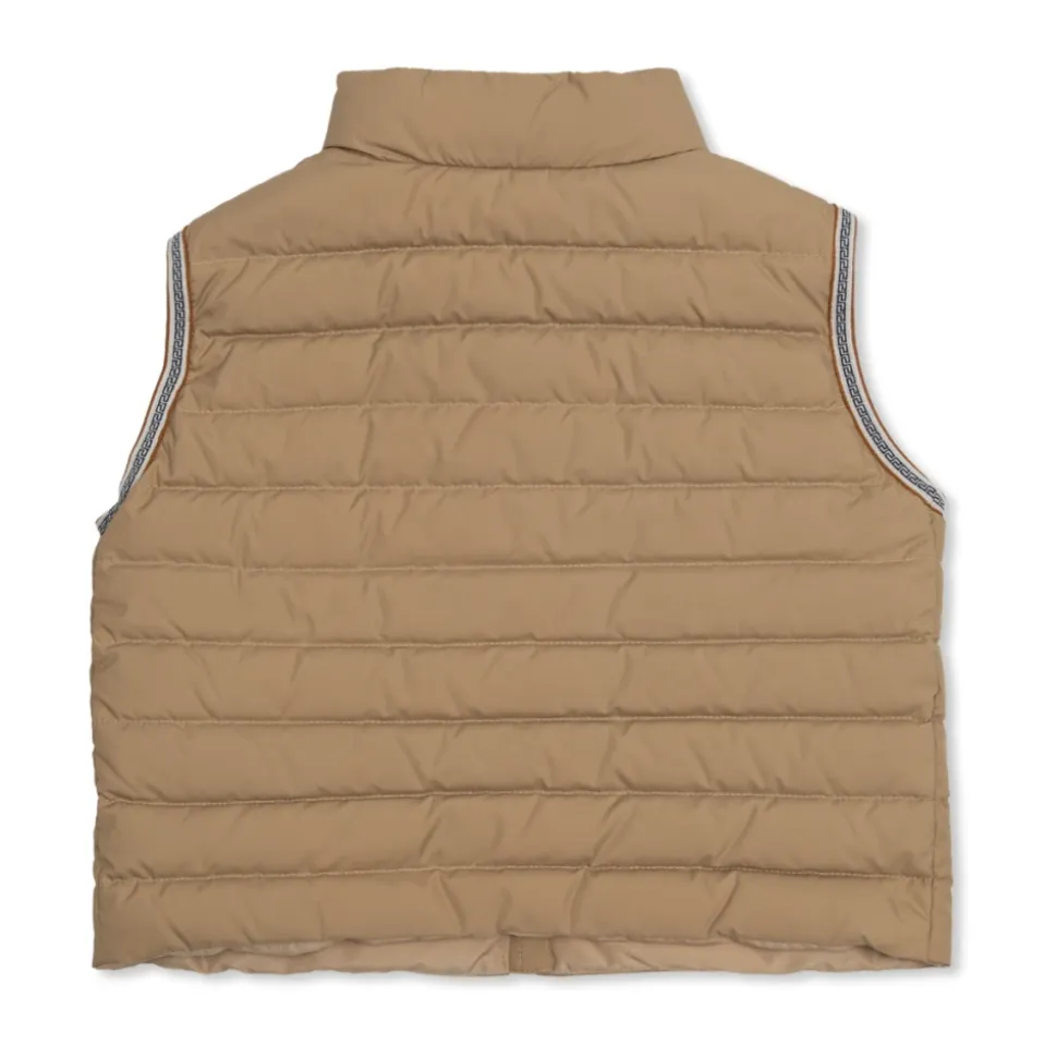 Down Gilet with Turtleneck