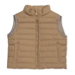 Down Gilet with Turtleneck