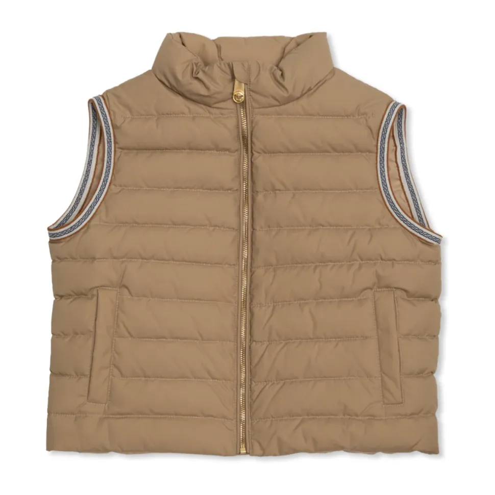 Down Gilet with Turtleneck