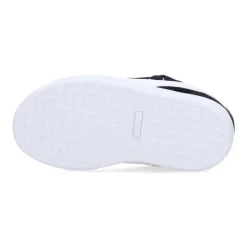 Enfant Daim Chaussure Basse Noir/Blanc