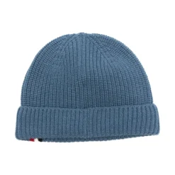 Enfants Bonnet Laine Bleu Logo