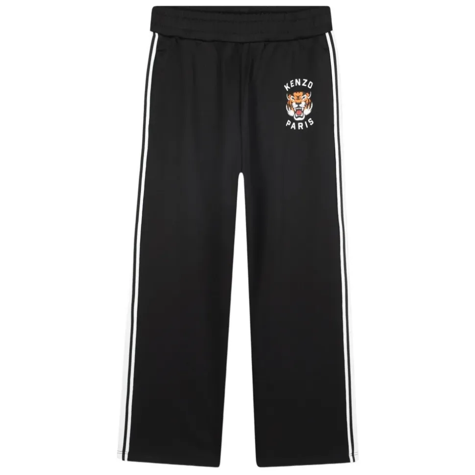 Enfants Pantalon Noir avec Broderie Logo