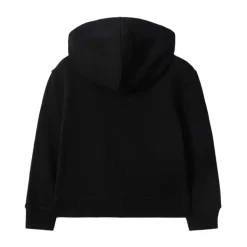 Enfants Pull Noir avec Patch à Carreaux
