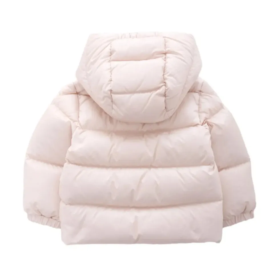 Enfants Rose Duvet Plume Manteau